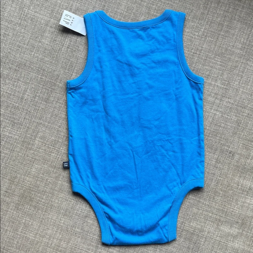 Gap Baby Surf Mom’s Tiny Dude Blue One Piece Top 12-18m NWT